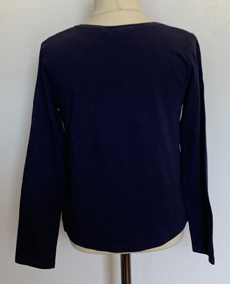 H&m tmavomodré tričko frozen, h&m,134