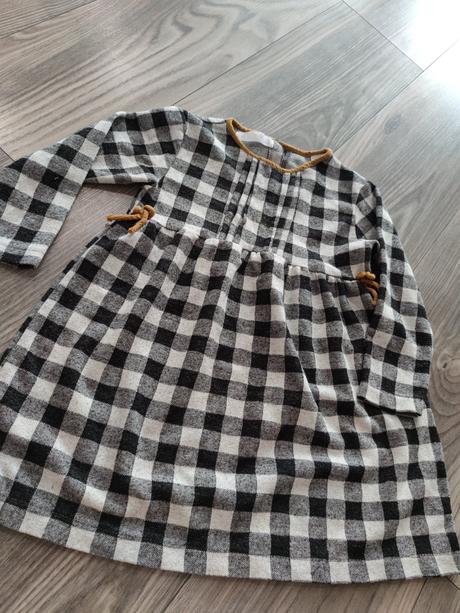 Kárované šaty zn.zara, zara,110