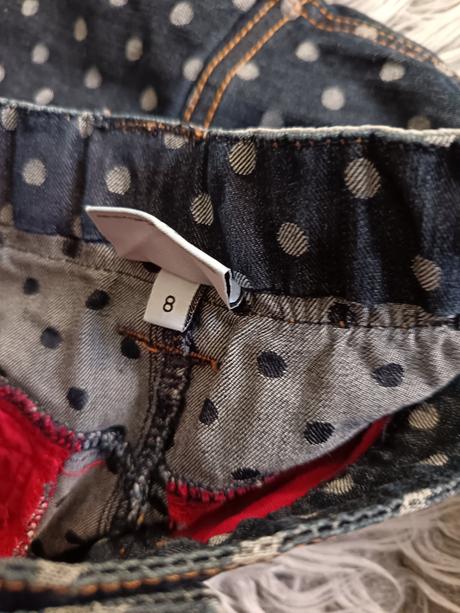 Riflová sukňa d&g, 128