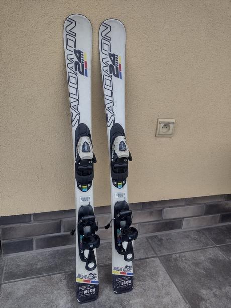 Lyže a lyžiarky salomon, salomon,100-109 cm