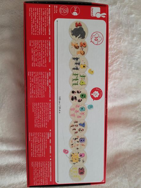 Drevené puzzle čísla, 