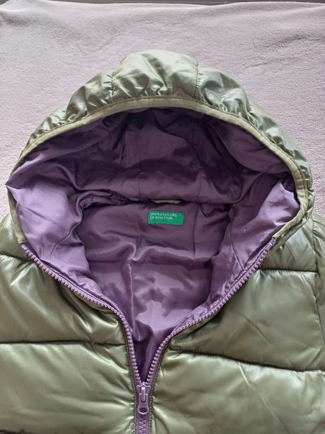 Dievčenská zimná bunda united colours of beneton, 152