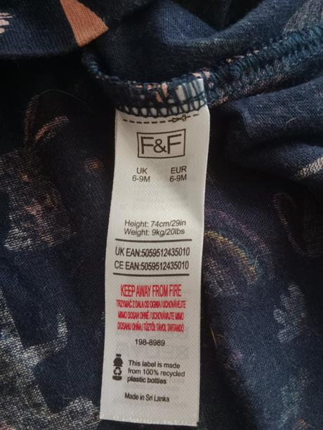 Šaty vzorované, f&f,68