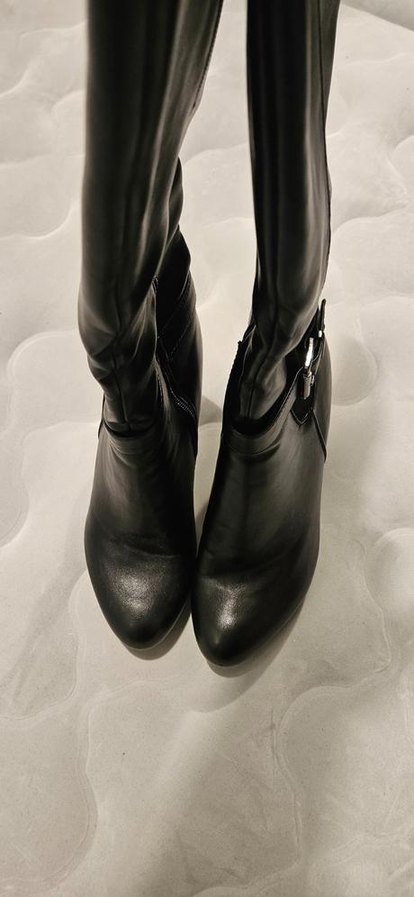 Cierne kozene cizmy v. 40, 40