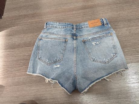 Riflové kraťasy s ružami veľ. s, zara,s