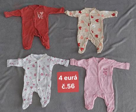 Oblečenie dievča veľkosť 56,62,68,74, 56