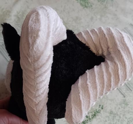 Plyšový čierno biely capko, big headz, 26 cm, 