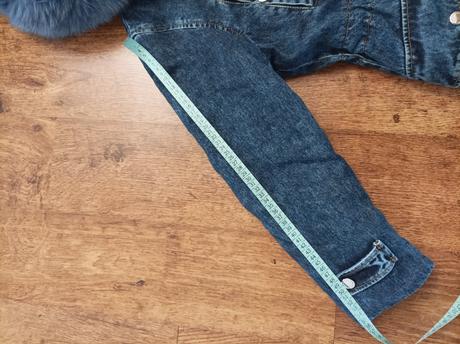 Teplá zimná riflova bunda, 152