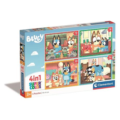 Puzzle 4v1 bluey play - skladom, cmc21530,