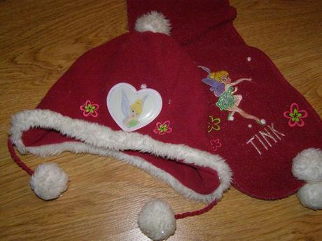  disney set čiapka a šál zvonilka, disney,98