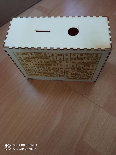 Drevená pokladníčka, 