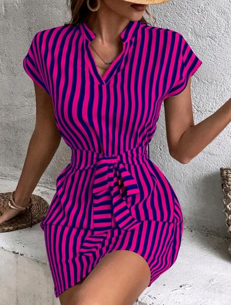 Šaty pásik poštovné zdarma, l / m / s / xl