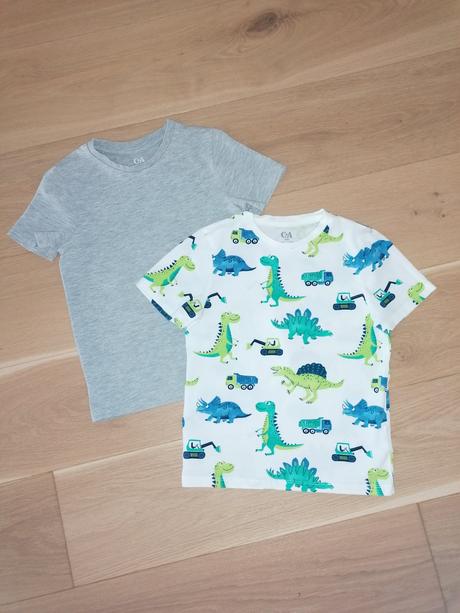 2x tričko, c&a,122