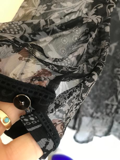 Priesvitná mušelínová blúzka, xl