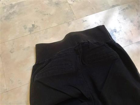 Pevné jeggíny na vysokú gumu, s