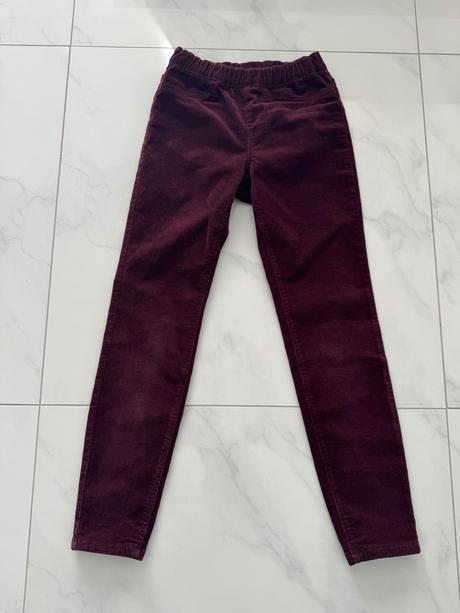 Menčestrové nohavice, h&m,134