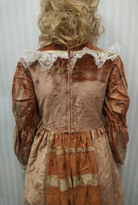 Kostým renesančné talianske šaty, xv. storočie, xs,