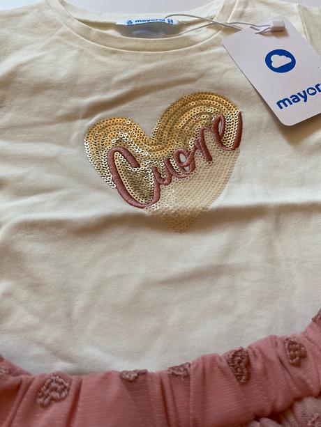 Set cuore ružový, mayoral,92 / 98