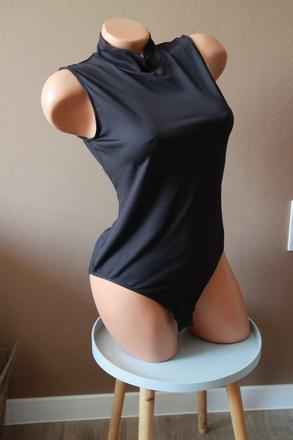 Čierny body top, h&m, m, h&m,m