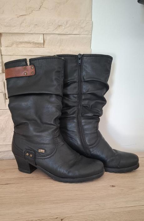 Kožené čižmy rieker, rieker,38