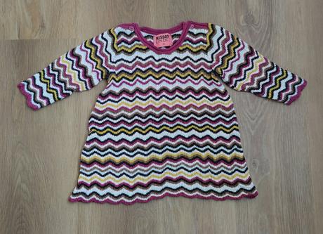 Dievčenské pleteninové šaty veľkosť 86, lindex,86