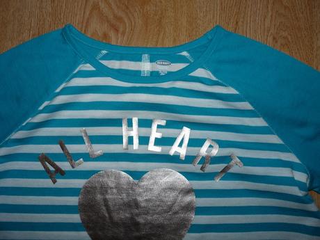 Strieborné srdce, old navy,158