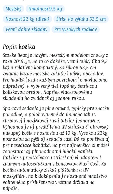 Stokke beat 3 kombinácia, stokke,stokke beat