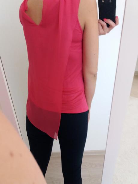 Ružový top, s