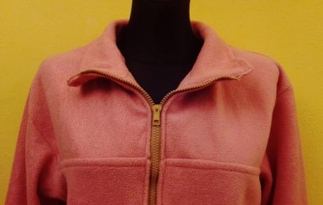 Dámska fleesová mikina, ružová, l
