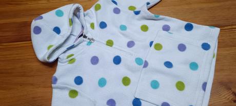 Flisová mikina s kapucňou veľ. 98/104, 98