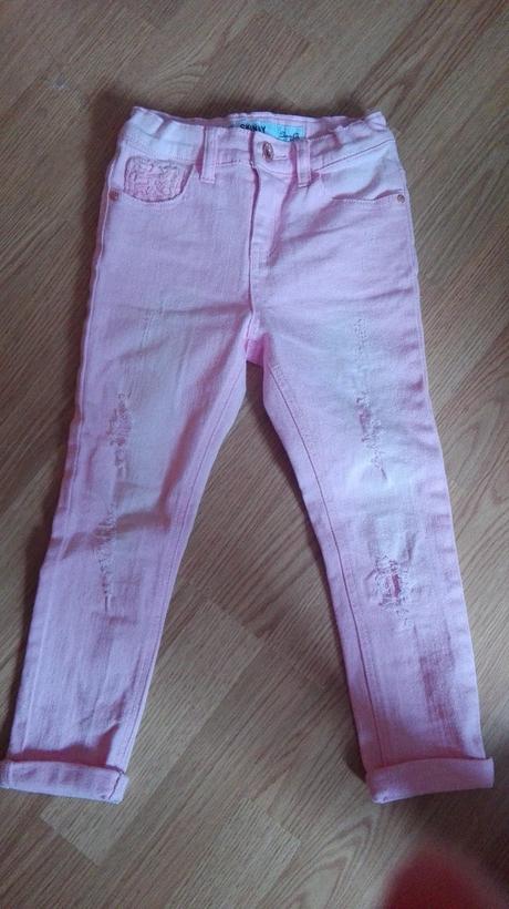 Predam rifle skinny bledorúžové, denim co,116