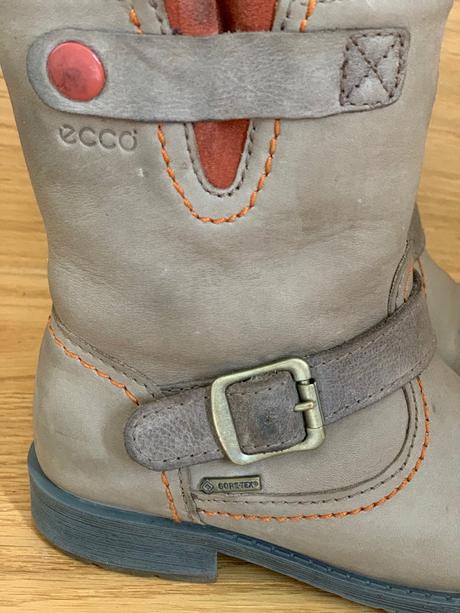 Kožené čižmy ecco 28, gore-tex, ecco,28