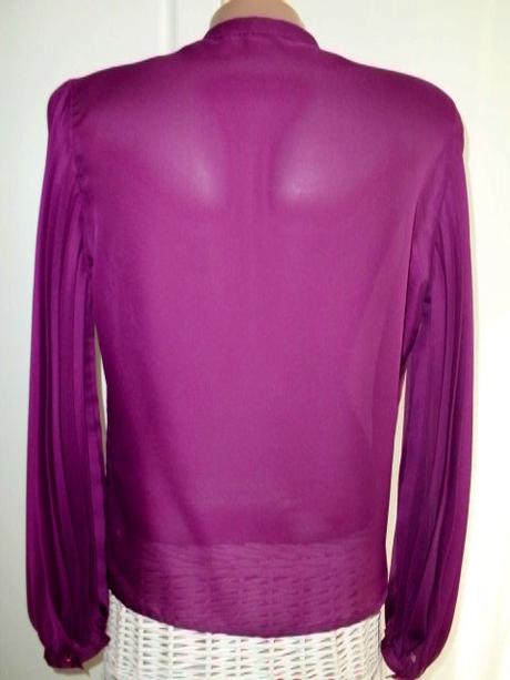 Blúzka s plisovanými rukávmi - veľ. m, m