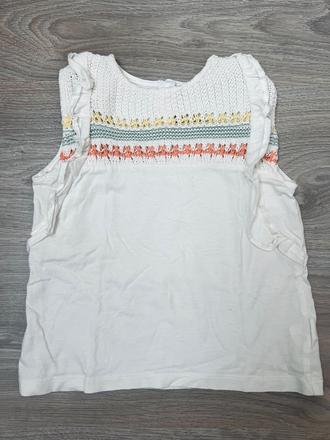 Tričko s háčkovanou vsadkou 104 reserved, reserved,104