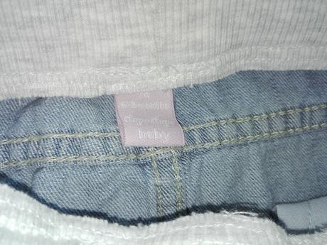 Nepoužívaná  riflová sukňa vel.74, dopodopo,74