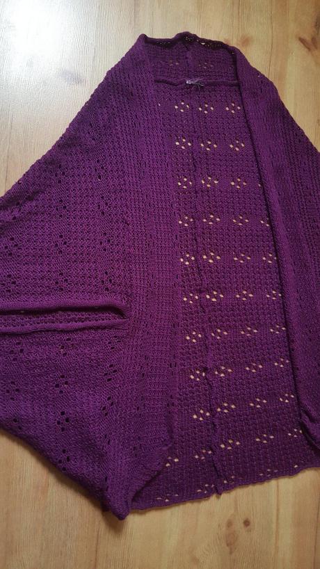 Fialový svetrík/prehoz, 38