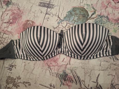 Krasna podprsenka balkoneta push up (hm), h&m,75b