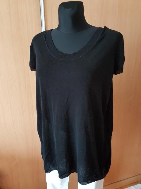 Čierny ľahký italy pulovrík vel.xl, xl