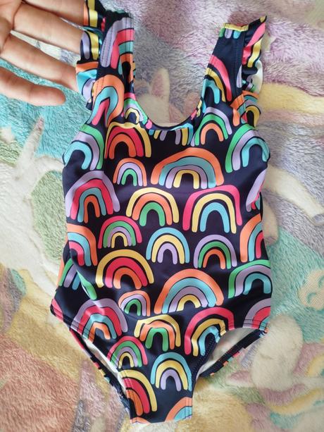 Dúhové plavky s volánmi, f&f,80