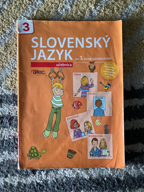 Slovenský jazyk pre 3. ročník zš učebnica, 