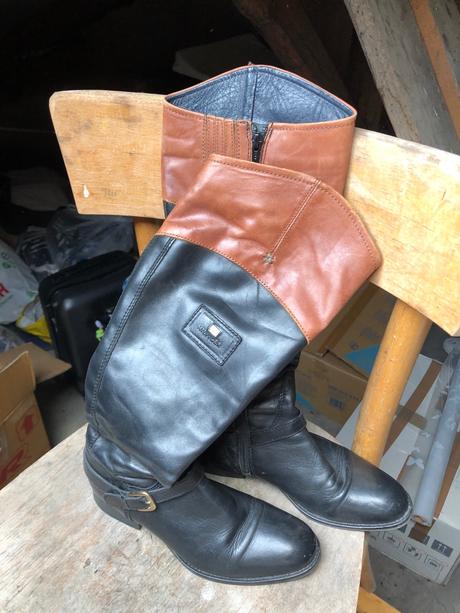 Kožené tommy hilfiger čižmy, tommy hilfiger,37