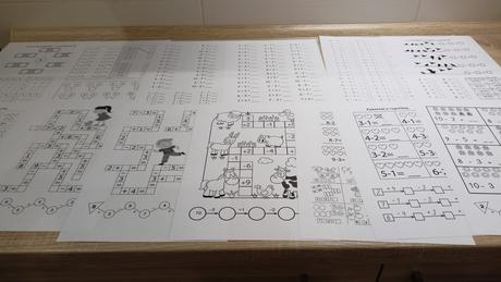 Pracovné listy na matematiku pre prvákov, 