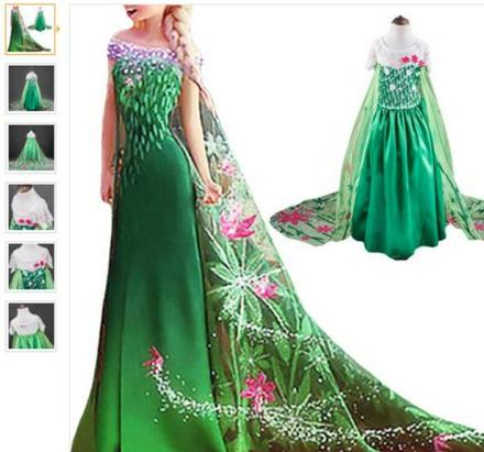 Kostým šaty elza anna frozen ľadové kráľovstvo,