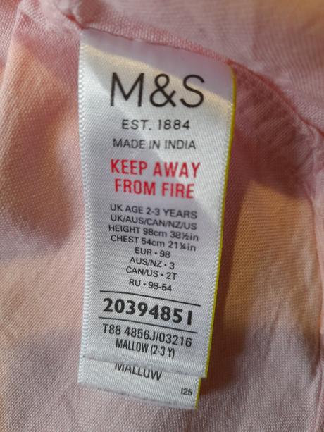 Dievčenská blúzka, marks & spencer,98