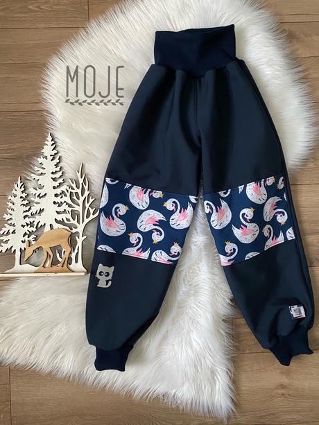 Reflexne softshellove nohavice na zimu/jar/jesen, 86 - 128