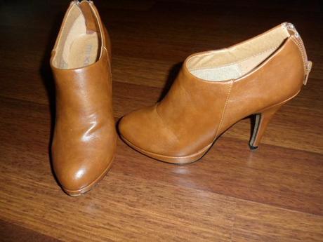 Sexi topanocky vo farbe camel, mixer,36