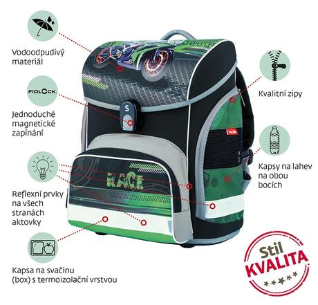 Ergonomická školská taška,