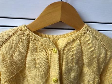 Žltý handmade sveter, 92/98, 92