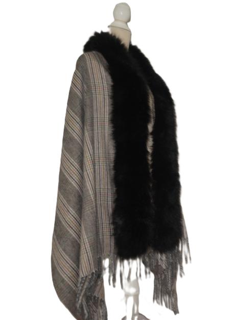 Šál či prehoz na kabát, bundu ..., xxl