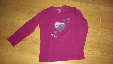 Tričko s flitríkmi, tchibo,110